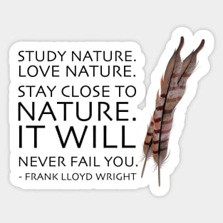 Nature. Sticker